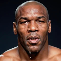 mike tyson melting on lsd, detailed facial expressions, 1 9 8 0 s aesthetic