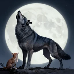 crynos werewolf howling at the moon, art by luis royo and walter crane and kay nielsen, watercolor illustration, ultra sharp focus, wot
