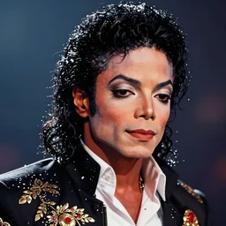 michael jackson but he looks like a normal human