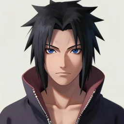 portrait of sasuke, intricate, elegant, highly detailed, digital painting, artstation, concept art, smooth, sharp focus, illustration, art by artgerm, greg rutkowski, gil elvgren, symmetry, natural light, 1 3 5 mm!!