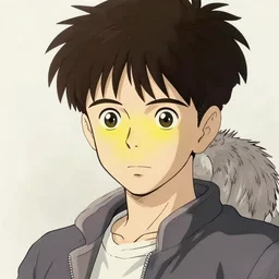 cool emoji, anime thick linework by kentato miura and hayao miyazaki.