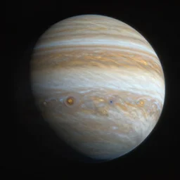 Orbital view of a gas giant, 4k, unreal engine, low angle