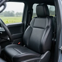 the driver seat of a ford raptor in the rain, 4 k high - resolution photograph, ultra detail, hd photo