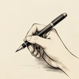 hand vector sketch