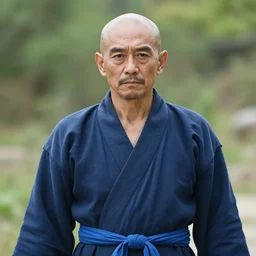 a realistic photo of master roshi from dragon ball, as a real human