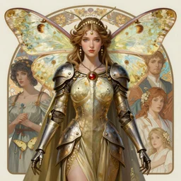 hyperdetailed portrait of beautiful queen's moth armored girl. highly detailed portrait, digital painting, sharp foccus ilustration, artstation hq. intricate, elegant. wlop, artgerm, greg rutkowski, alphonse mucha, medium shot. dan mumford, tomokazu matsuyama, takato yamamoto, stanley artgerm lau, rossdraws, adolphe bougue