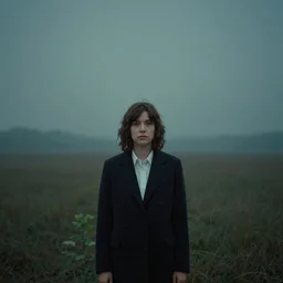 annie leibovitz portrait photography, cosmic horror, wes anderson cinematography, liminal space, atmospheric haze, film. film still, 1 6 mm cinematography. todd hido