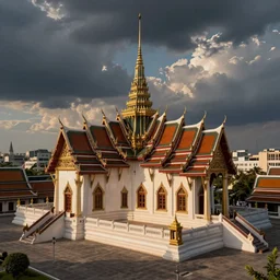 gothic thailand, Architecture, buildings, Extreme long shot, extreme wide shot, Autochrome,