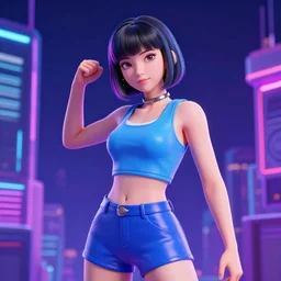 synthwave action movie