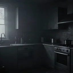 darkness emo black fog kitchen