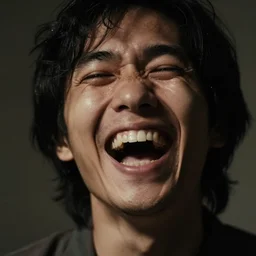 happy world 50mm award winning photo of a person being happy dramatic photo, emotional, laughter and glee, inspiration, beautiful photography, cinematic, close up,
