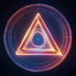 triangle inside circle, cinematic shot, volumetric lighting, dramatic ambient lighting, fine details, octane render, 8 k, vibrant colors, concept art, intricate complexity, extremely detailed, very sharp, symmetry