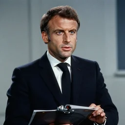 Emmanuel Macron in 2001 The Space Odissey (1968)