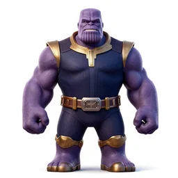 epic professional symmetrical digital art of thanos, intricate, detailed, cheery, fun, effervescent, by roberto ferri, epic, stunning, gorgeous, much wow, much detail, cinematic, masterpiece, unreal engine render
