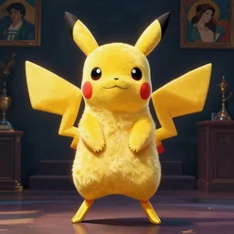 elegant athletic woman dressed up as pikachu, art photo by Annie Liebovitz and David Hamilton and Alphonse Mucha
