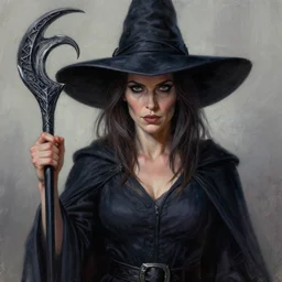 liz cheney witch, digital painting, extremely detailed, 4 k, intricate, brush strokes, mark arian, artgerm, bastien lecouffe - deharme
