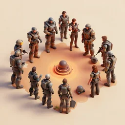 war on mars, isometric game, smooth 3 d illustration, cinematic matte painting, soft render, servando lupini, handpaint texture, blender, 3 d coat, concept art by noah bradley, darek zabrocki, tyler edlin, jordan grimmer, neil blevins, james paick, natasha tan, highly detailed, ultra detailed, ultra realistic, trending on