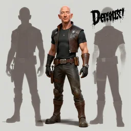 Jeff Bezos as a Dead By Daylight character, concept art