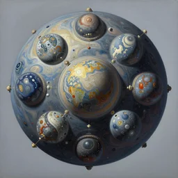 painting of an interstellar very very symmetric dyson sphere, robert mccall, rick guidice, noah bradley, jim burns, les edwards, james gilleard, very coherent, extremely detailed, 4 k resolution, hd
