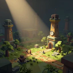 low poly hypercasual game