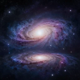 a liminal space made out of a galaxy