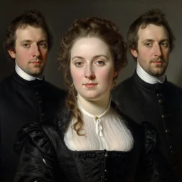 jan nepomucen głowacki and ludwik de laveaux painted style portrait of karolina zebrowska, female fashion and dress historian, high detail, smooth face, high detail, 1 9 th century painting, 4 k