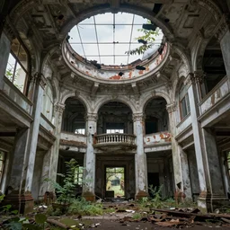 abandoned architectural masterpiece