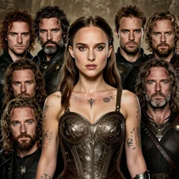 natalie portman, legendary warrior, fighter, lord of the rings, tattoos, decorative ornaments, battle armor, by omar ortiz, carl spitzweg, ismail inceoglu, vdragan bibin, hans thoma, greg rutkowski, alexandros pyromallis, perfect face, sharply detailed anatomy, centered, rule of thirds, realistic shading, photorealism