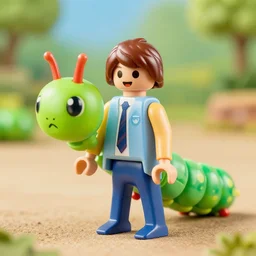 epic professional caterpillar playmobil figure