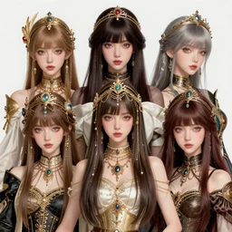 frik, bianca, natasha, ryno, art by chie yoshii, highly detailed, ornate, octane render, 8 k,
