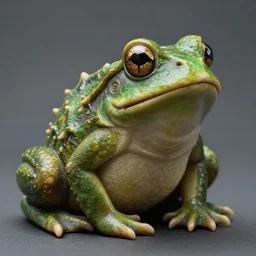 feng shui frog statue, fantasy, by greg rutkowski, artstation, chimerical, ultra detailed, macro photography
