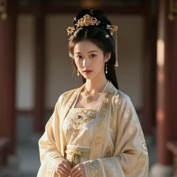 chinese princess, highly detailed, photorealistic render, vfx, unreal engine 5, octane render, elegant, ray tracing global illumination, lumen reflections, by ruan jia
