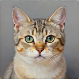 A studio photo of a single kitten; the most beautiful photo in the world; trending on artstation; oil on canvas; correct face; correct eyes; anatomically correct; extraordinary masterpiece!!!!!!; 8k