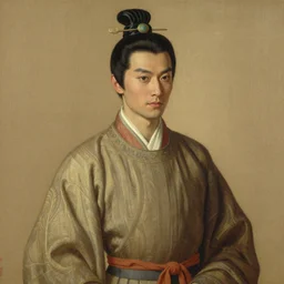full character of a handsome ancient chinese prince, character design, chignon, painting by gaston bussiere, katsuya terada, nc wyeth, greg rutkowski, craig mullins, vermeer, frank frazetta, mucha, tom of finland, trending on artstation, jeffery catherine jones