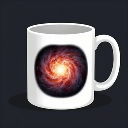 a supernova inside a mug
