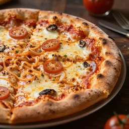 a highly realistic photo of a delicious slice of pizza, dramatic, hyperdetailed, artstation, digital art, photorealism, accurate, 8k,