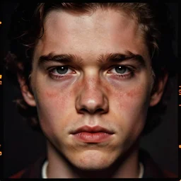 stranger things, eddie munson, kodak portra 4 0 0, photographic and realistic 7 0's i, realistic, dark fantasy, closeup portrait, style of donato giancola, greg rutkowski, vintage retro, realistic face, digital art, concept art, artstation, intense detail, deep texture, symmetry, 4 k