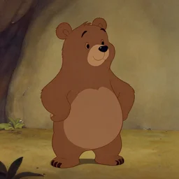 scene from 1 9 2 8 disney cartoon, bear