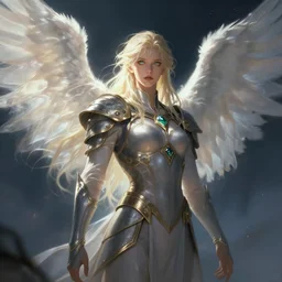 lucifer morningstar from lucifer artwork netflix by feng zhu, alena aenami artworks