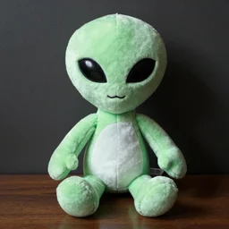 plush toy of roswell alien autopsy hoax film
