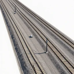 large model railway viewed from above