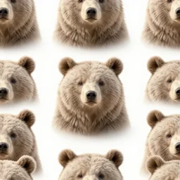 4k, repeating pattern of bear fur, Unreal Engine 5, octane rendered