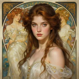 goddess of photography, highly detailed, digital painting, artstation, concept art, smooth, sharp focus, illustration, Unreal Engine 5, 8K, art by Ross Tran and greg rutkowski and alphonse Mucha