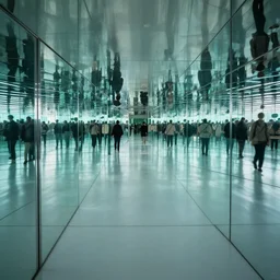 photo of inside an infinity mirror void
