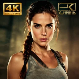 hyperrealist portrait of sandra bullock as lara croft. fantasy art, photo realistic, dynamic lighting, artstation, poster, volumetric lighting, very detailed faces, 8 k, award winning
