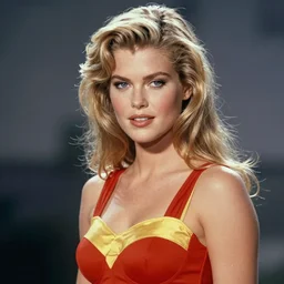 Photo of Claudia Schiffer as She-Ra, 1985,