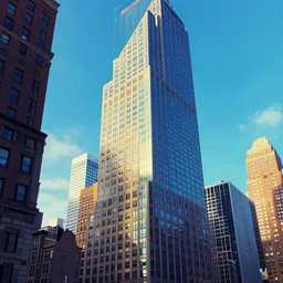 new york city building abstract geometric colorful render ⭐