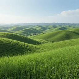 a beautiful landscape, raytraced