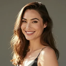 smiling Chinese Gal Gadot, lighting by the sunlight , photo studio, HDR, 8k, trending on artstation