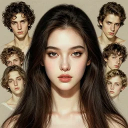 pop surrealism, rococo, long young female seductive - fine - face, pretty face, key visual, realistic shaded perfect face, fine details by stanley artgerm lau, wlop, mark ryden, andrei riabovitchev, marc simonetti, and sakimichan, trending on artstation
